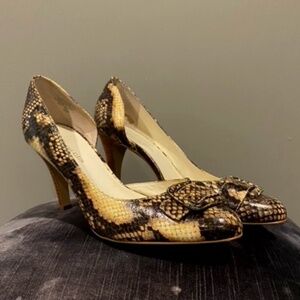 Anne Klein Snake Pumps
